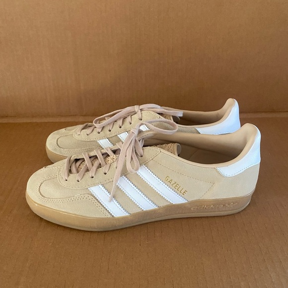 adidas Women's Gazelle Indoor Casual Shoes 'Magic Beige' | US 10 - Picture 1 of 8